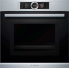 Духовой шкаф Bosch HMG6764S1 , электрический, шириной 59.5 см, черный, пиролитическая очистка в Санкт-Петербурге