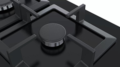 Газовая варочная панель Bosch PPC6A6B20 на 3 конфорки, шириной 59 см, черный в Санкт-Петербурге