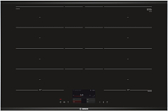 Индукционная варочная панель Bosch PXY875KE1E на 4 конфорки, шириной 81.6 см, черный в Санкт-Петербурге