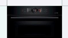 Компактный духовой шкаф Bosch CMG8764C7 , электрический, шириной 59.5 см, черный, пиролитическая очистка в Санкт-Петербурге