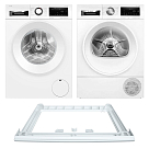 Комплект Bosch Serie 6 (WGG244FLSN, WQG14590BY, WTZ27410)