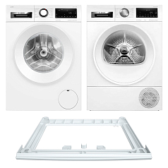 Комплект Bosch Serie 6 (WGG244FLSN, WQG14590BY, WTZ27410) в Санкт-Петербурге