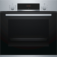 Духовой шкаф Bosch HBF554YS0R , электрический, шириной 59.4 см, нержавеющая сталь, EcoClean очистка в Санкт-Петербурге