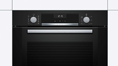 Духовой шкаф Bosch HBA317BB0R , электрический, шириной 59.4 см, черный, традиционная очистка в Санкт-Петербурге