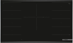 Индукционная варочная панель Bosch PXV975DV1E на 5 конфорки, шириной 91.6 см, черный в Санкт-Петербурге
