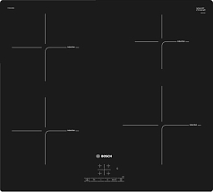 Индукционная варочная панель Bosch PIE601BB5E на 4 конфорки, шириной 59.2 см, черный в Санкт-Петербурге