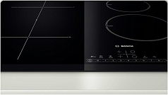 Индукционная варочная панель Bosch PIT651F17E на 4 конфорки, шириной 59.2 см, черный в Санкт-Петербурге