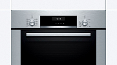 Духовой шкаф Bosch HBJ314ES0R , электрический, шириной 59.4 см, нержавеющая сталь, EcoClean очистка в Санкт-Петербурге