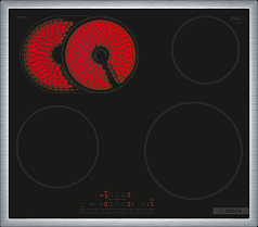 Электрическая варочная панель Bosch PKB645FB2R на 4 конфорки, шириной 58.3 см, черный в Санкт-Петербурге