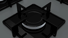 Газовая варочная панель Bosch POP7C9O12O на 4 конфорки, шириной 67 см, серый в Санкт-Петербурге