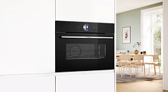 Духовой шкаф Bosch CSG7361B1 , электрический, шириной 59.4 см, черный, EcoClean очистка в Санкт-Петербурге