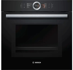 Духовой шкаф Bosch HMG6764B1 , электрический, шириной 59.4 см, черный, пиролитическая очистка в Санкт-Петербурге