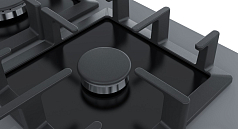 Газовая варочная панель Bosch PPP6A9M90 на 4 конфорки, шириной 59 см, черный в Санкт-Петербурге