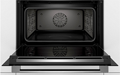 Компактный духовой шкаф Bosch CSG656BS2 , электрический, шириной 59.4 см, нержавеющая сталь, EcoClean очистка в Санкт-Петербурге