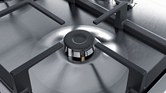 Газовая варочная панель Bosch PBP 6C5B90 на 4 конфорки, шириной 58 см, нержавеющая сталь в Санкт-Петербурге