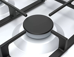 Газовая варочная панель Bosch PGH6B2O93R на 4 конфорки, шириной 58.2 см, белый в Санкт-Петербурге