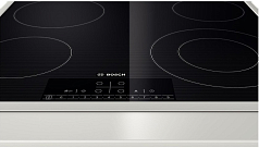 Электрическая варочная панель Bosch PKF 642F17 на 4 конфорки, шириной 58.3 см, черный в Санкт-Петербурге