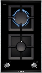 Газовая варочная панель Bosch PSB326B21E на 2 конфорки, шириной 30.6 см, черный в Санкт-Петербурге