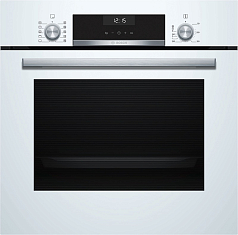 Духовой шкаф Bosch HBJ517YW0R , электрический, шириной 59.4 см, белый, традиционная очистка в Санкт-Петербурге