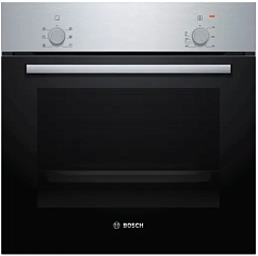 Духовой шкаф Bosch HBF010BR1R , электрический, шириной 59.4 см, нержавеющая сталь, традиционная очистка в Санкт-Петербурге