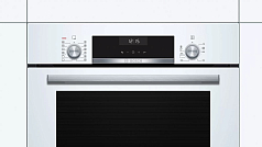 Духовой шкаф Bosch HIJ517YW1R , электрический, шириной 59.4 см, белый, AquaClean очистка в Санкт-Петербурге