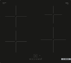 Индукционная варочная панель Bosch PUE61KBB5E на 4 конфорки, шириной 59.2 см, черный в Санкт-Петербурге