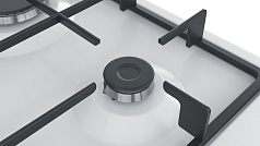 Газовая варочная панель Bosch PGH6B2B90R на 4 конфорки, шириной 58.2 см, белый в Санкт-Петербурге
