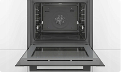 Духовой шкаф Bosch HRA3340B0 , электрический, шириной 59.4 см, черный, AquaClean очистка в Санкт-Петербурге