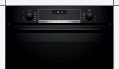Духовой шкаф Bosch HBG517EB0R , электрический, шириной 59.4 см, черный, AquaClean очистка в Санкт-Петербурге