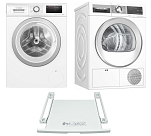 Комплект Bosch Serie 6 (WAU28PA0SN, WQG241AEPL, WTZ 11400)