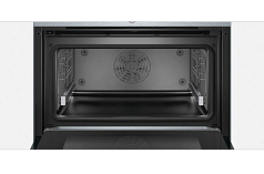 Компактный паровой духовой шкаф Bosch CSG656RS7 , электрический, шириной 59.4 см, нержавеющая сталь, EcoClean очистка в Санкт-Петербурге