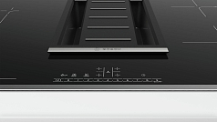 Индукционная варочная панель с вытяжкой Bosch PVS845F11E на 4 конфорки, шириной 79.5 см, черный в Санкт-Петербурге
