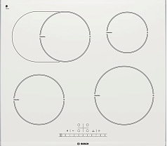 Индукционная варочная панель Bosch PIB 672F17E на 4 конфорки, шириной 60.6 см, белый в Санкт-Петербурге