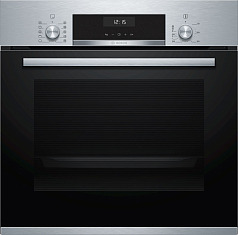 Духовой шкаф Bosch HBJ517YS0R , электрический, шириной 59.4 см, нержавеющая сталь, AquaClean очистка в Санкт-Петербурге