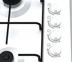 Газовая варочная панель Bosch PBP6C2B82O на 4 конфорки, шириной 58 см, белый в Санкт-Петербурге