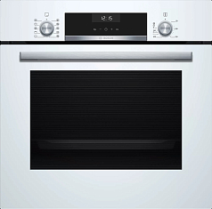 Духовой шкаф Bosch HBJ517FW0R , электрический, шириной 59.4 см, белый, традиционная очистка в Санкт-Петербурге