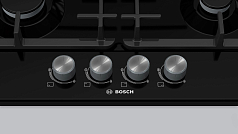Газовая варочная панель Bosch PGP6B6O93R на 4 конфорки, шириной 58.2 см, черный в Санкт-Петербурге
