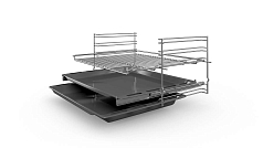 Духовой шкаф Bosch HBJ514EW0R , электрический, шириной 59.4 см, белый, традиционная очистка в Санкт-Петербурге