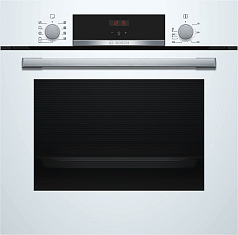 Духовой шкаф Bosch HBF514BW0R , электрический, шириной 59.4 см, белый, традиционная очистка в Санкт-Петербурге