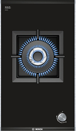 Газовая варочная панель Bosch PSA326B21E на 1 конфорки, шириной 30.6 см, черный в Санкт-Петербурге