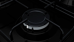 Газовая варочная панель Bosch PBP6C6B82Q на 4 конфорки, шириной 58 см, черный в Санкт-Петербурге