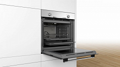 Духовой шкаф Bosch HBA530BS0S , электрический, шириной 59.5 см, нержавеющая сталь, EcoClean очистка в Санкт-Петербурге