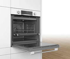 Духовой шкаф Bosch HBG517EW0R , электрический, шириной 59.4 см, белый, Cleaning Assistance очистка в Санкт-Петербурге