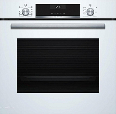 Духовой шкаф Bosch HBG517EW1R , электрический, шириной 59.4 см, белый, традиционная очистка в Санкт-Петербурге