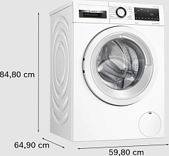 Стирально-сушильная машина Bosch WNA144VLSN 1400 об/мин, белый, конденсационная сушка, инверторный EcoSilenceDrive двигатель в Санкт-Петербурге Стирально-сушильная машина Bosch WNA144VLSN 1400 об/мин, белый, конденсационная сушка, инверторный EcoSilenceDrive двигатель в Санкт-Петербурге
