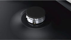 Газовая варочная панель Bosch PCH616M90R на 4 конфорки, шириной 58.2 см, черный в Санкт-Петербурге