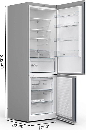 Двухкамерный холодильник Bosch KGN49XLEA preview 9