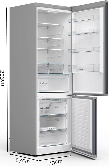 Двухкамерный холодильник Bosch KGN49XLEA preview 9