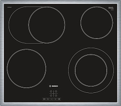 Электрическая варочная панель Bosch PKN645BA1E на 4 конфорки, шириной 58.3 см, черный в Санкт-Петербурге