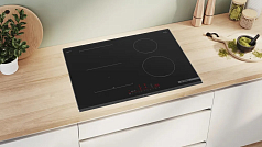 Индукционная варочная панель Bosch PVS775HC1E на 4 конфорки, шириной 71 см, черный в Санкт-Петербурге